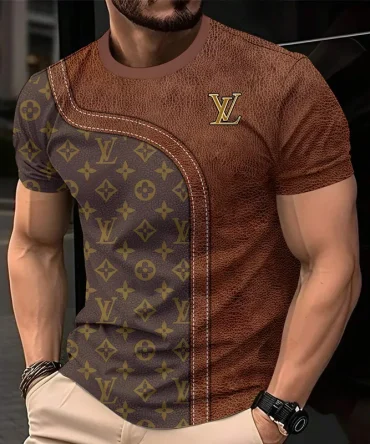 Louis Vuitoon Lv 3D Printed T-Shirt Limited Edition 2026 - Lx-Tslv2025053