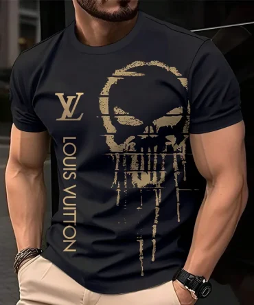 Louis Vuitoon Lv 3D Printed T-Shirt Limited Edition 2026 - Lx-Tslv2025054