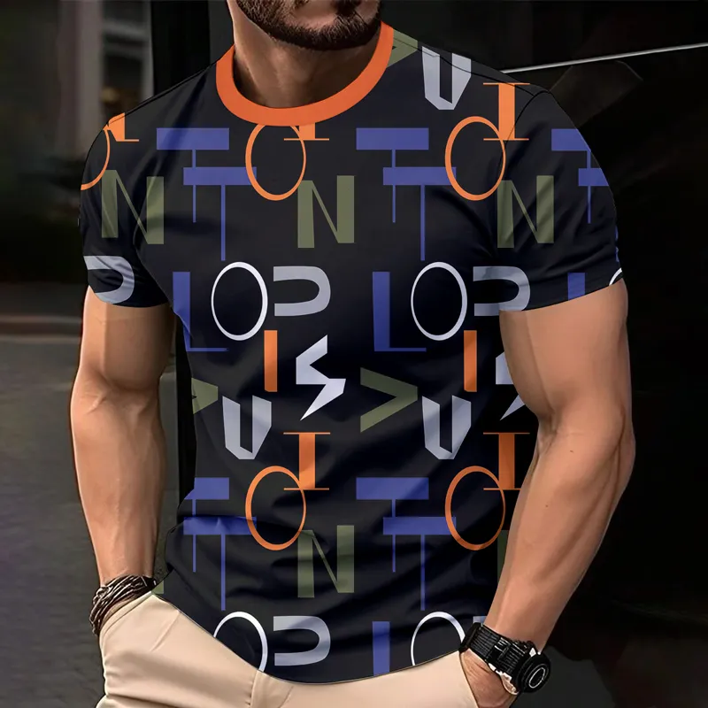 Louis Vuitoon Lv 3D Printed T-Shirt Limited Edition 2026 - Lx-Tslv2025055