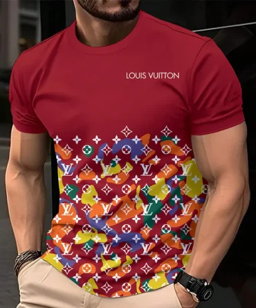 Louis Vuitoon Lv 3D Printed T-Shirt Limited Edition 2026 - Lx-Tslv2025058
