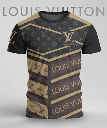 Louis Vuitoon Lv 3D Printed T-Shirt Limited Edition 2026 - Lx-Tslv202506
