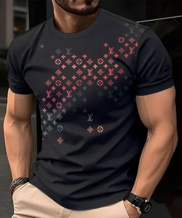 Louis Vuitoon Lv 3D Printed T-Shirt Limited Edition 2026 - Lx-Tslv2025061