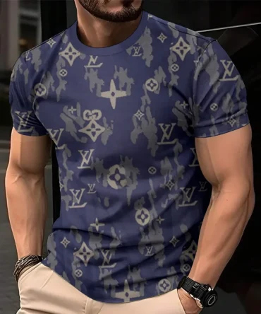 Louis Vuitoon Lv 3D Printed T-Shirt Limited Edition 2026 - Lx-Tslv2025062