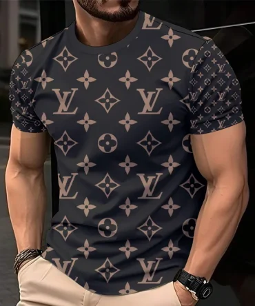 Louis Vuitoon Lv 3D Printed T-Shirt Limited Edition 2026 - Lx-Tslv2025064