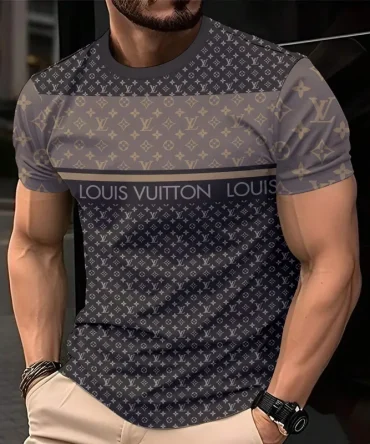 Louis Vuitoon Lv 3D Printed T-Shirt Limited Edition 2026 - Lx-Tslv2025066