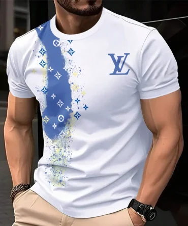 Louis Vuitoon Lv 3D Printed T-Shirt Limited Edition 2026 - Lx-Tslv2025067