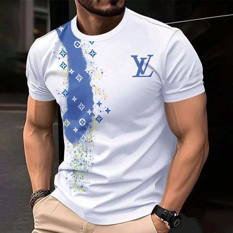 Louis Vuitoon Lv 3D Printed T-Shirt Limited Edition 2026 - Lx-Tslv2025067
