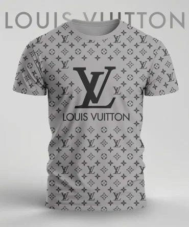 Louis Vuitoon Lv 3D Printed T-Shirt Limited Edition 2026 - Lx-Tslv202507
