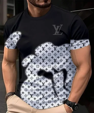 Louis Vuitoon Lv 3D Printed T-Shirt Limited Edition 2026 - Lx-Tslv2025073