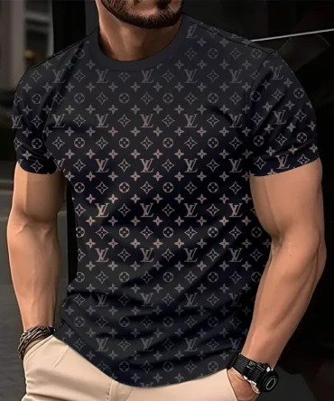 Louis Vuitoon Lv 3D Printed T-Shirt Limited Edition 2026 - Lx-Tslv2025077