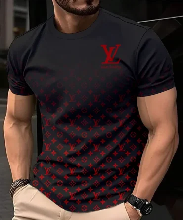 Louis Vuitoon Lv 3D Printed T-Shirt Limited Edition 2026 - Lx-Tslv2025079