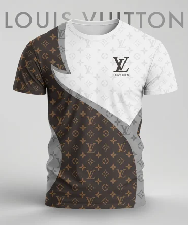 Louis Vuitoon Lv 3D Printed T-Shirt Limited Edition 2026 - Lx-Tslv202508