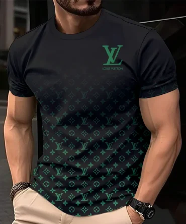 Louis Vuitoon Lv 3D Printed T-Shirt Limited Edition 2026 - Lx-Tslv2025080