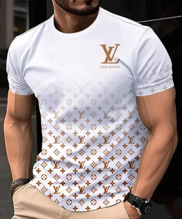 Louis Vuitoon Lv 3D Printed T-Shirt Limited Edition 2026 - Lx-Tslv2025082
