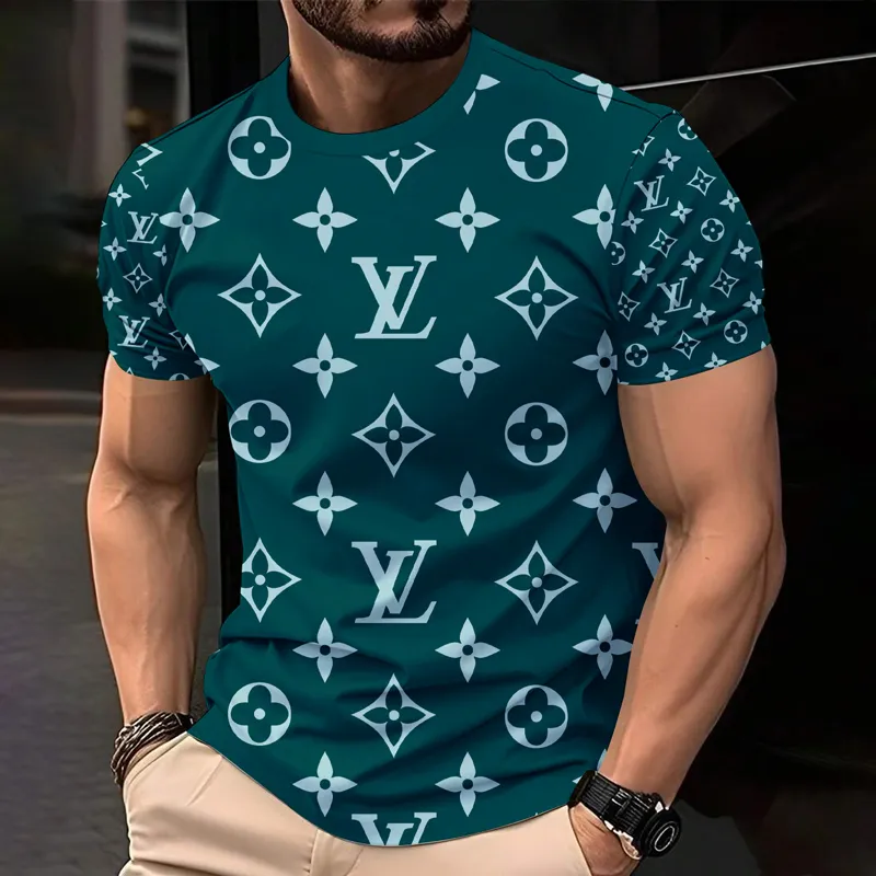 Louis Vuitoon Lv 3D Printed T-Shirt Limited Edition 2026 - Lx-Tslv2025090