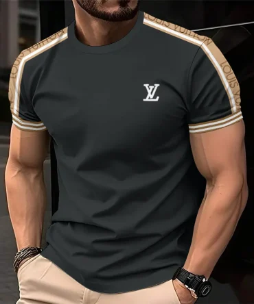 Louis Vuitoon Lv 3D Printed T-Shirt Limited Edition 2026 - Lx-Tslv2025094