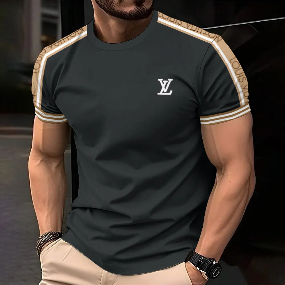 Louis Vuitoon Lv 3D Printed T-Shirt Limited Edition 2026 - Lx-Tslv2025094