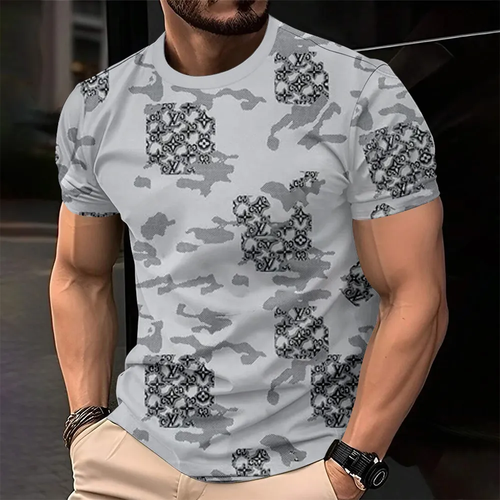 Louis Vuitoon Lv 3D Printed T-Shirt Limited Edition 2026 - Lx-Tslv2025097