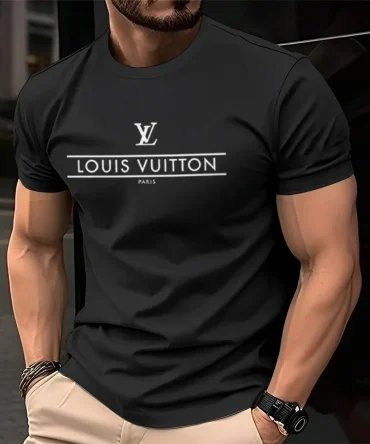 Louis Vuitoon Lv 3D Printed T-Shirt Limited Edition 2026 - Lx-Tslv2025099