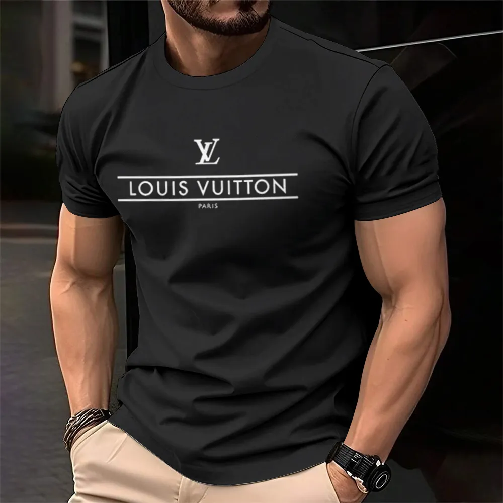 Louis Vuitoon Lv 3D Printed T-Shirt Limited Edition 2026 - Lx-Tslv2025099