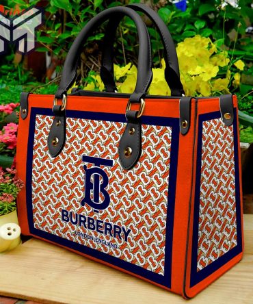 Limited Edition Burberry Leather Handbag Luxury Brand Type02