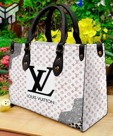 Limited Edition Louis Vuitton White Leather Handbag Luxury Brand