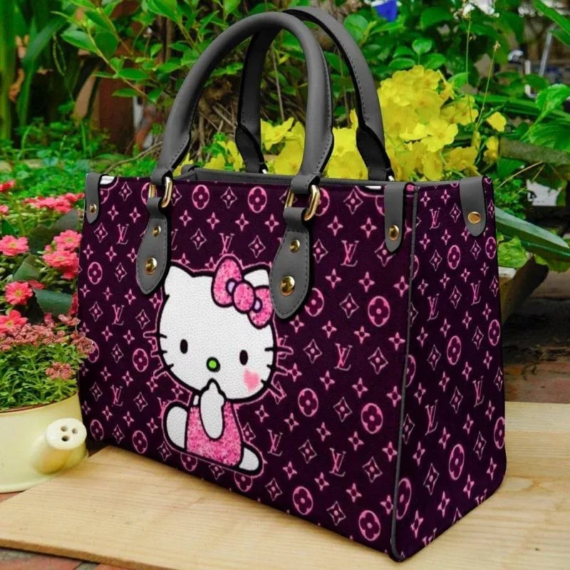 Louis Vuitton Bag,Louis Vuitton Hello Kitty Pinky Luxury Brand Women Small Handbag
