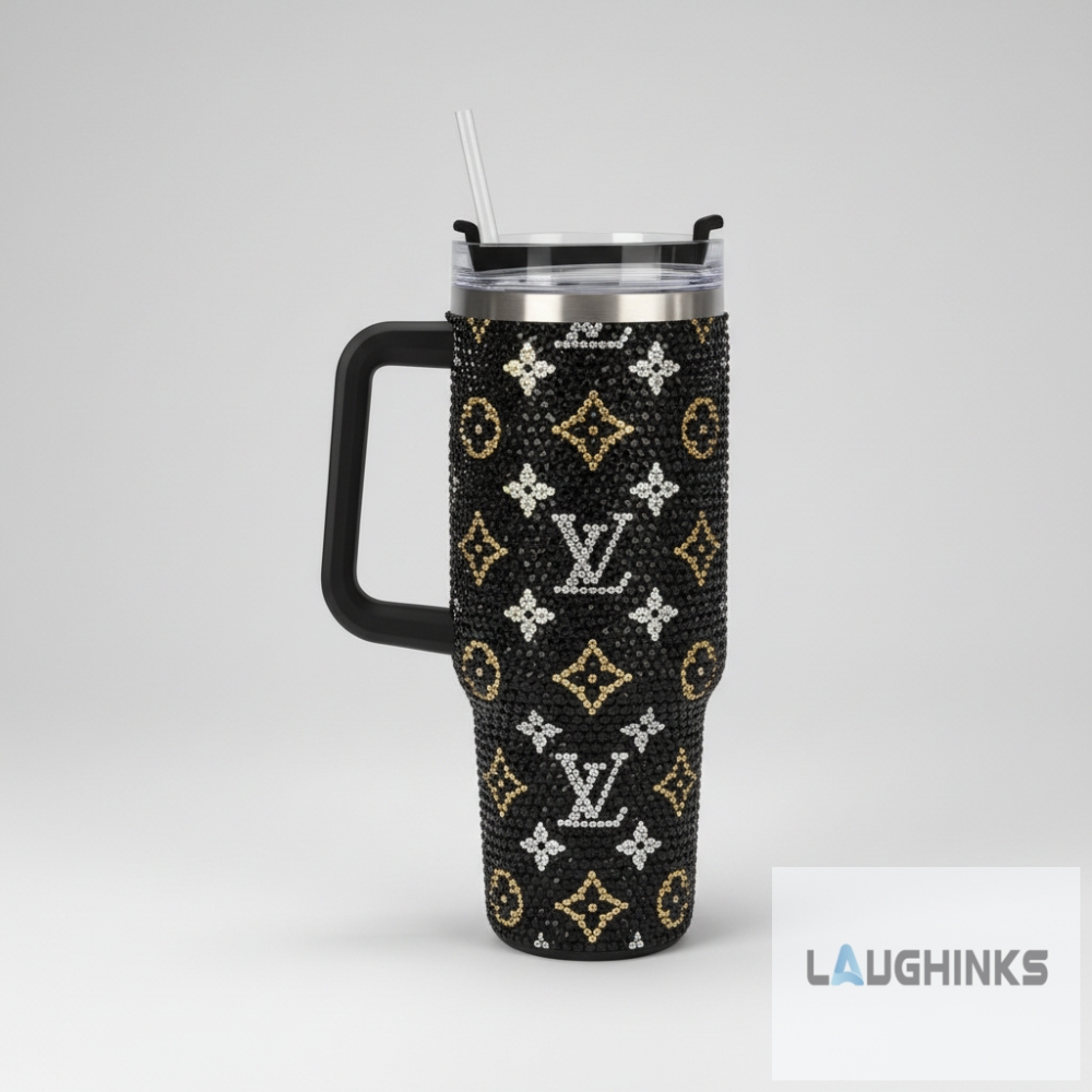 Louis Vuitton Lv Rhinestone Stanley Tumbler 40Oz