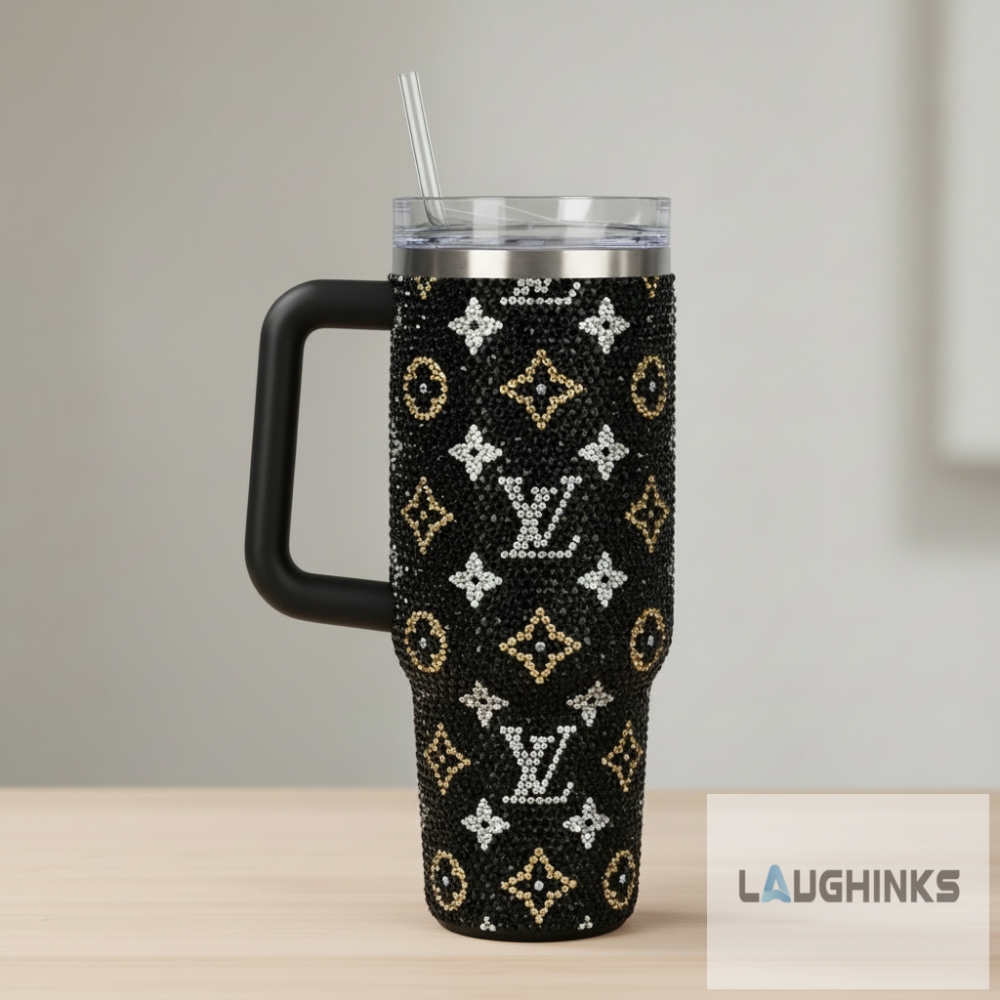 Louis Vuitton Lv Rhinestone Stanley Tumbler 40Oz - Image 2