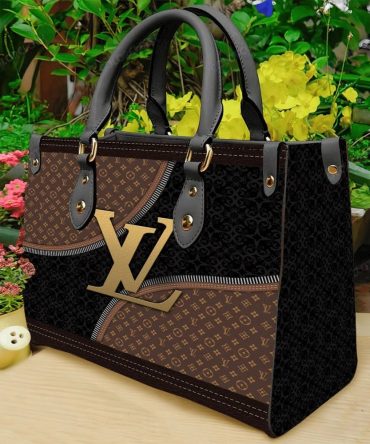 Louis Vuitton Bag,Louis Vuitton Yellow Logo Brown Black Luxury Brand Fashion Premium Women Small Handbag For Beauty