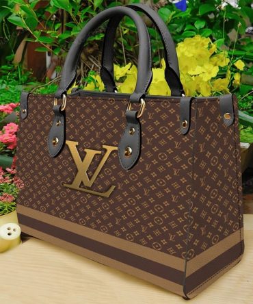 Louis Vuitton Bag,Louis Vuitton Yellow Logo Brown Luxury Brand Fashion Women Small Handbag For Beauty