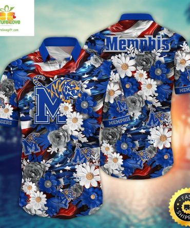 Memphis Tigers Ncaa Hawaii Shirt Independence Day