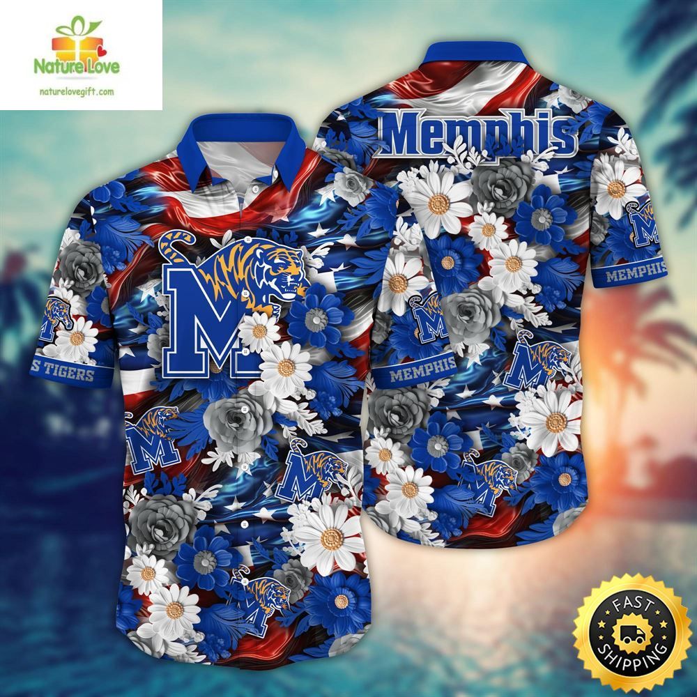 Memphis Tigers Ncaa Hawaii Shirt Independence Day
