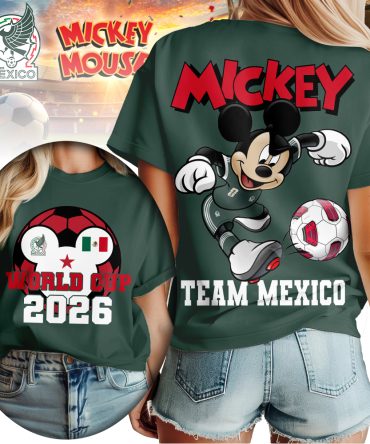 Mexico , Premium Wc26 Mickey Women Shirt
