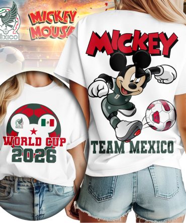 Mexico , Premium Wc26 Mickey Women Shirt