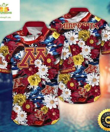 Minnesota Golden Gophers Ncaa Hawaii Shirt Independence Day