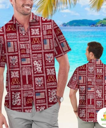 Minnesota Golden Gophers Hawaiian Shirt Summer Aloha Shirts