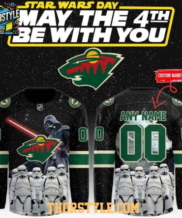 Minnesota Wild X Star Wars Night 2026 Personalized Hockey Jersey