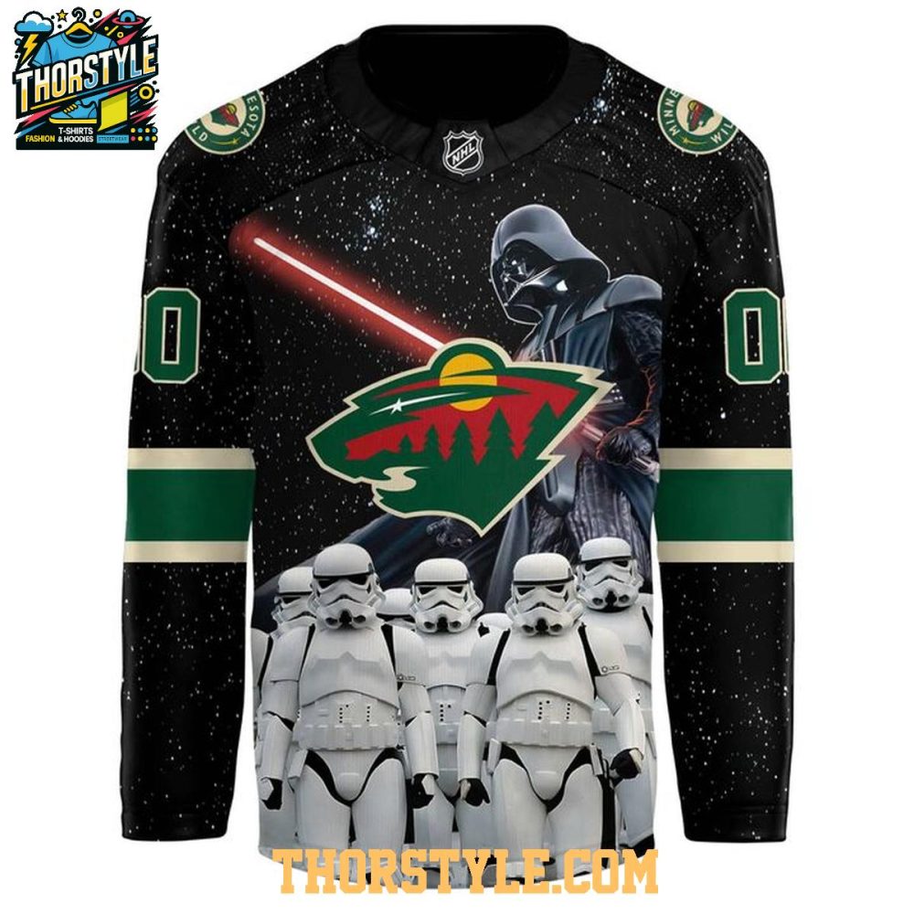 Minnesota Wild X Star Wars Night 2026 Personalized Hockey Jersey - Image 2