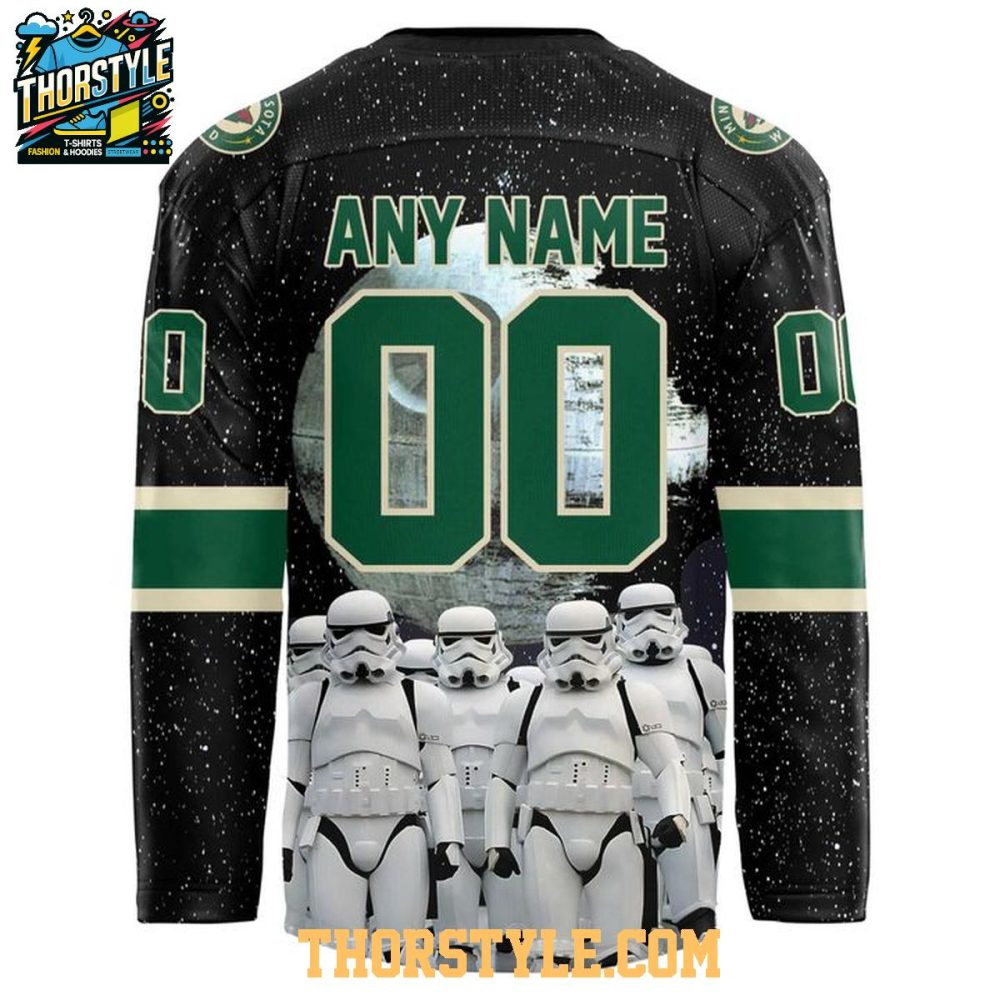 Minnesota Wild X Star Wars Night 2026 Personalized Hockey Jersey - Image 3