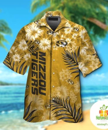 Missouri Tigers Hawaiian Shirt Short Sleeve Aloha Button Up Ver01