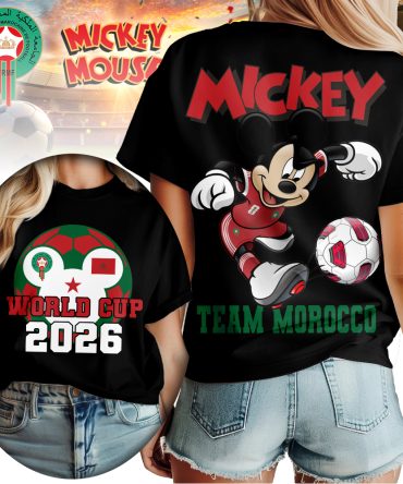 Morocco , Premium Wc26 Mickey Women Shirt