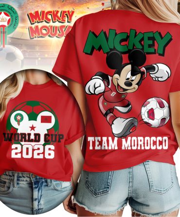 Morocco , Premium Wc26 Mickey Women Shirt