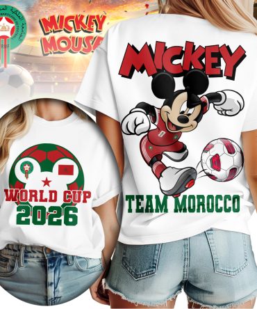 Morocco , Premium Wc26 Mickey Women Shirt