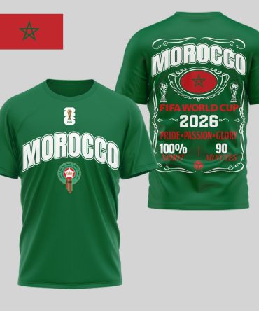 Morocco , Premium Wc26 Pride Passion Glory 3D Shirt