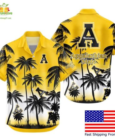 Ncaa Appalachian State Mountaineers Hawaiian Shirt Tropical Fan Gear