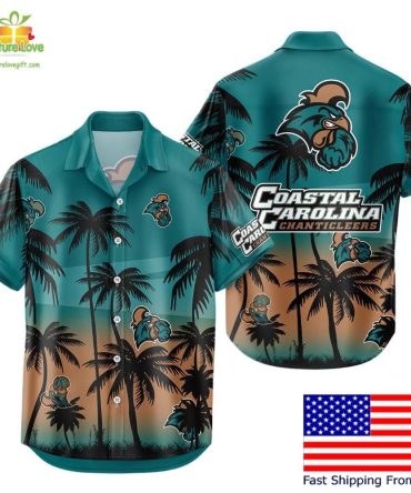 Ncaa Coastal Carolina Chanticleers Hawaiian Shirt Tropical Fan Gear