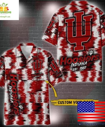 Indiana Hoosiers Ikat Hawaiian Shirt For Fans