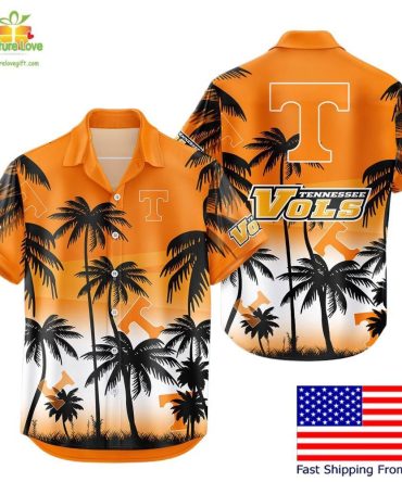 Tennessee Volunteers Hawaiian Shirt Tropical Coconut Forest Fan Gear
