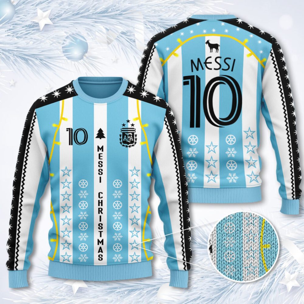 Lionel Messi X Argentina National Football Team Sweater